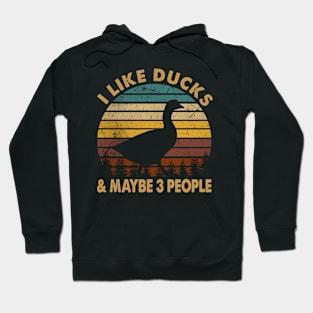 Pondside Pizzazz Duck Shirt for Wetland Wanderers Hoodie